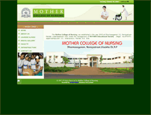 Tablet Screenshot of mothercollegeofnursing.org